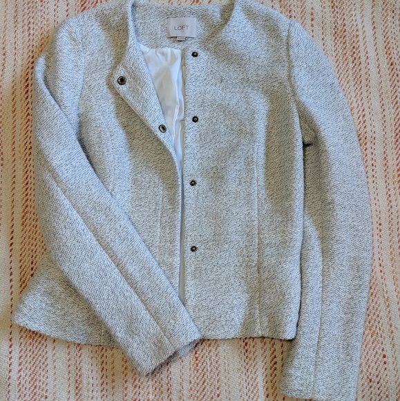 LOFT Jackets & Blazers - LOFT Button-Up Knit Blazer